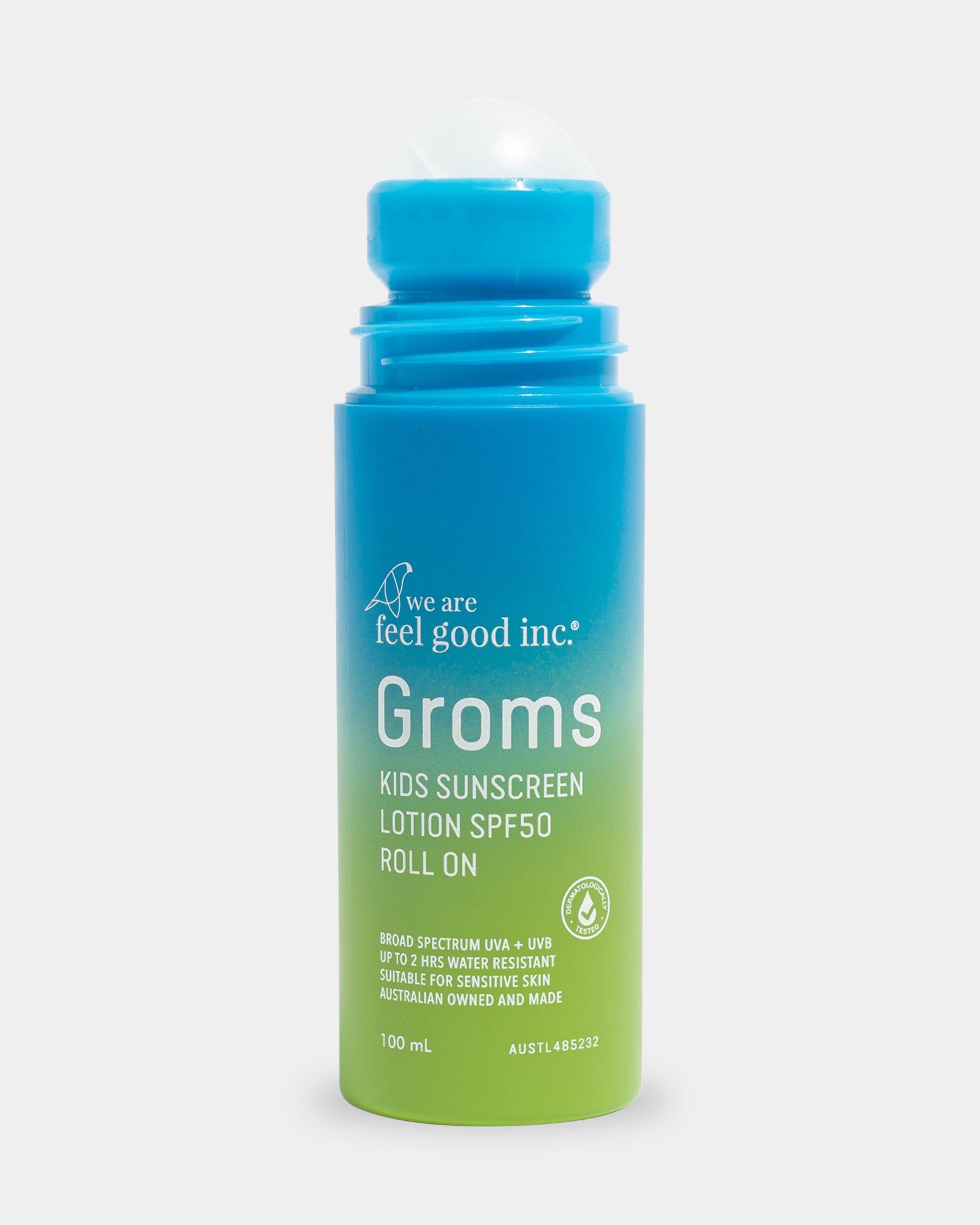 Groms Kids Lotion SPF50 Roll On Sunscreen