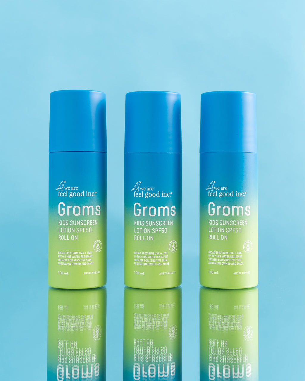 Groms Kids Lotion SPF50 Roll On Sunscreen
