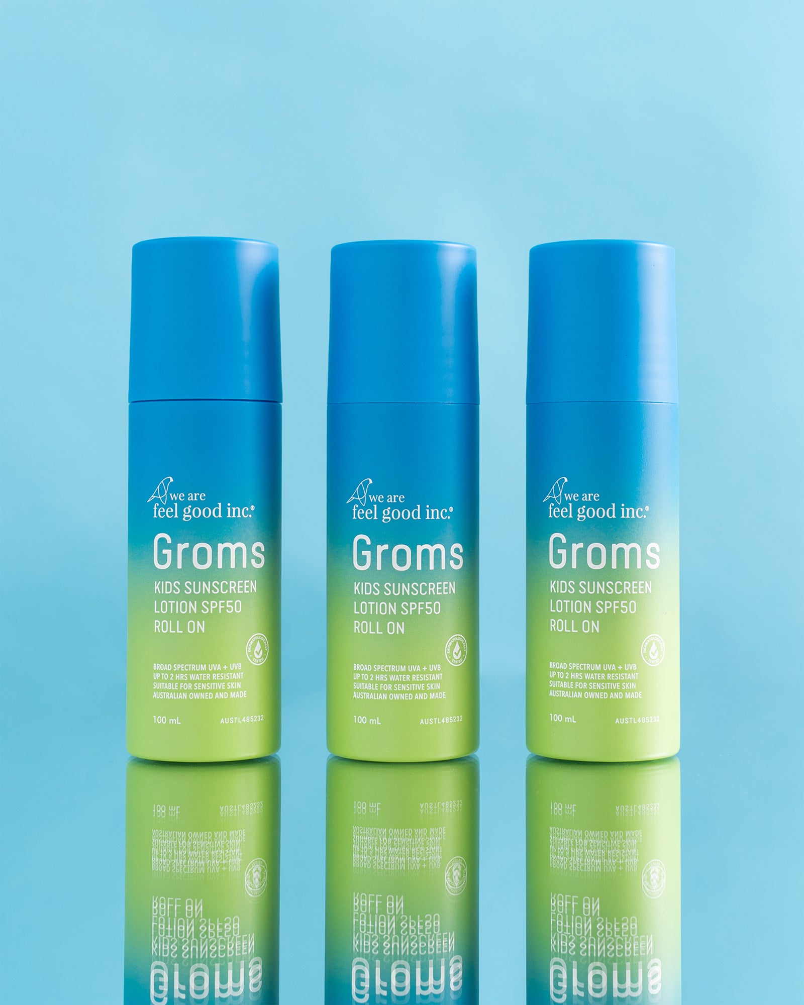 Groms Kids Lotion SPF50 Roll On Sunscreen