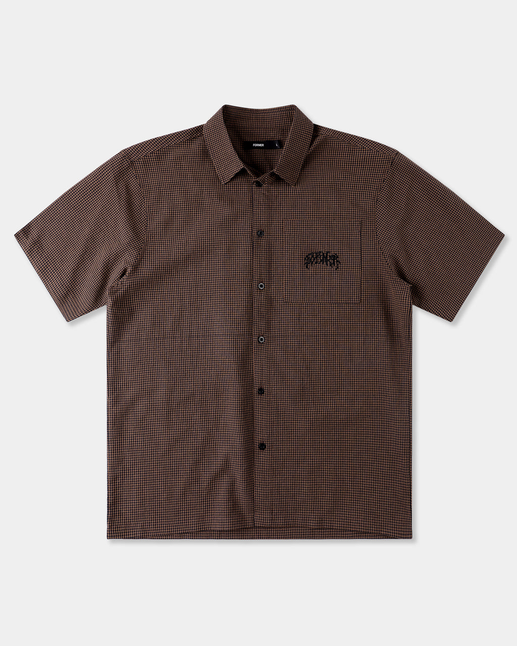 Mens Vivian Check Short Sleeve Shirt