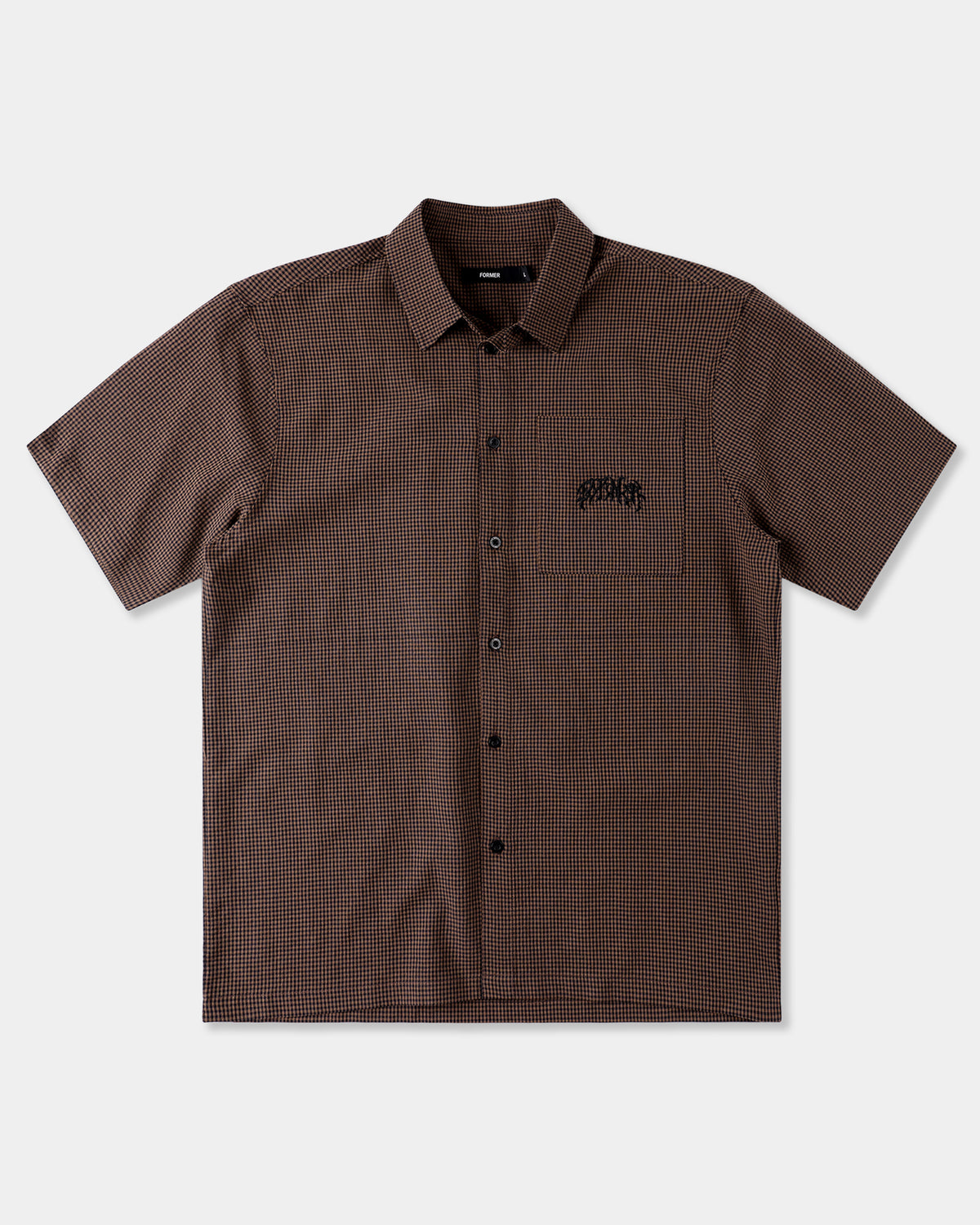Mens Vivian Check Short Sleeve Shirt