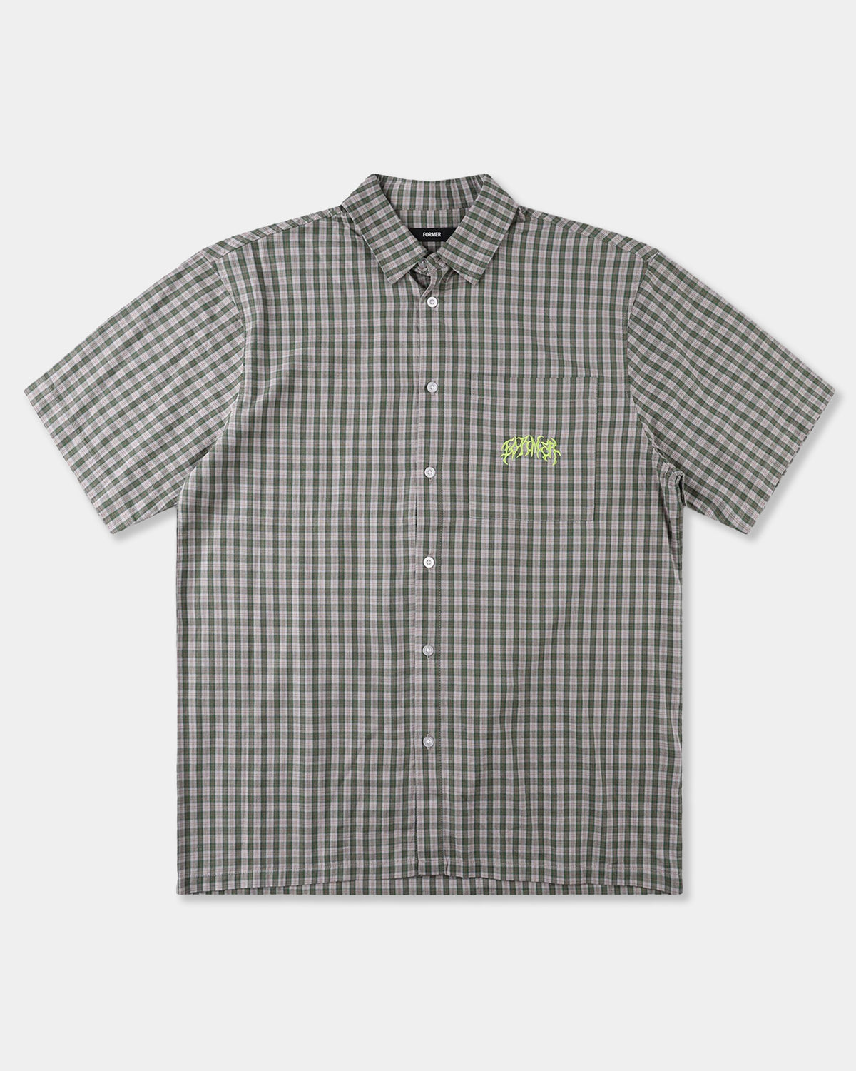 Mens Vivian Check Short Sleeve Shirt