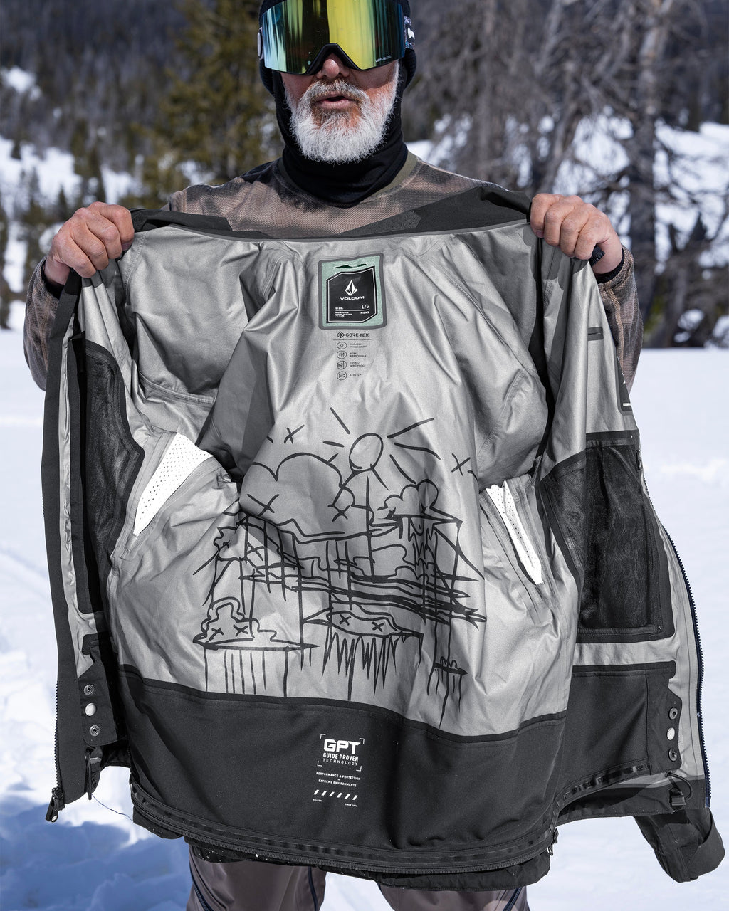 Mens Guch Stretch Gore-Tex Snow Jacket