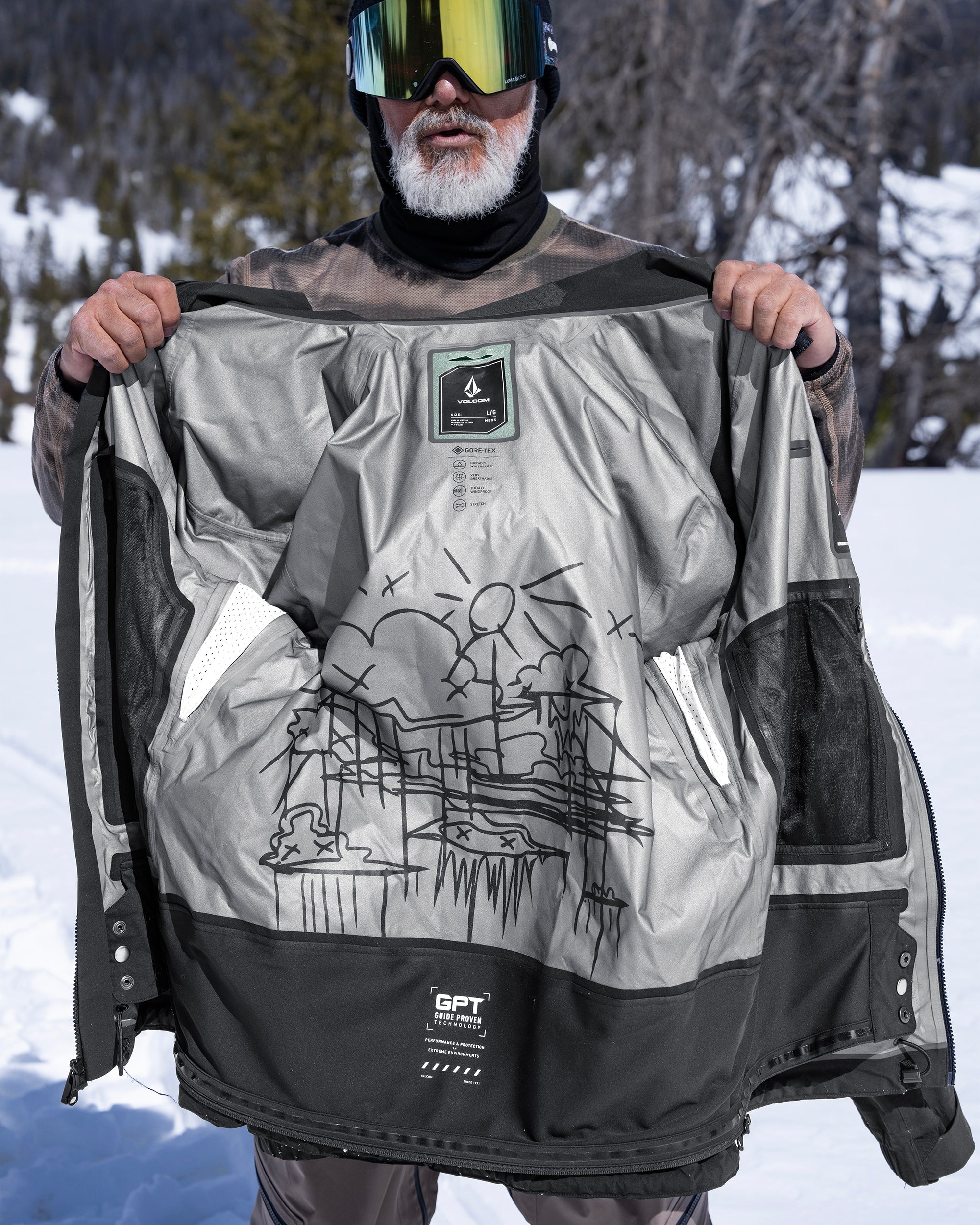 Mens Guch Stretch Gore-Tex Snow Jacket
