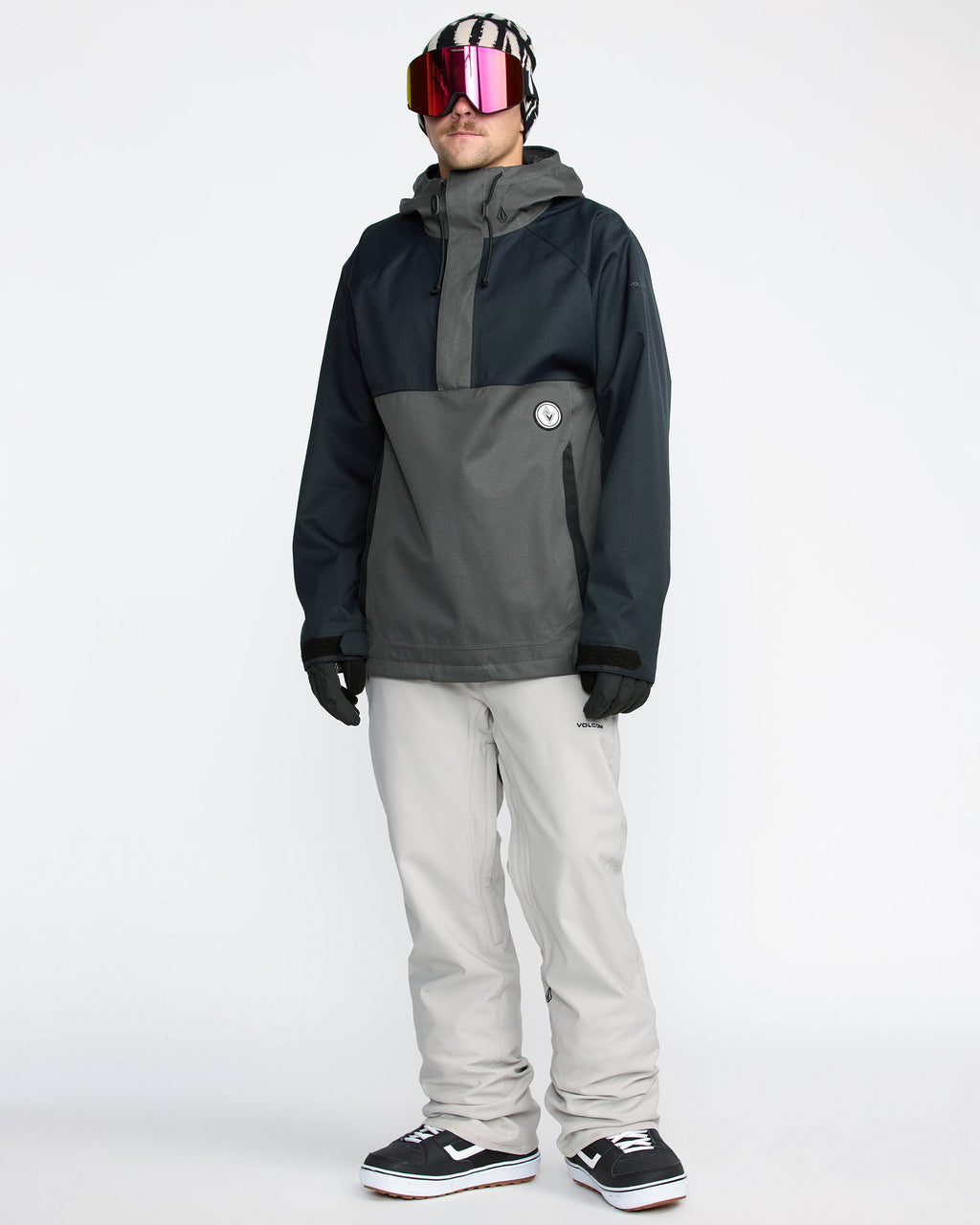 MENS HOSSEGOR 20K PULLOVER SNOW JACKET