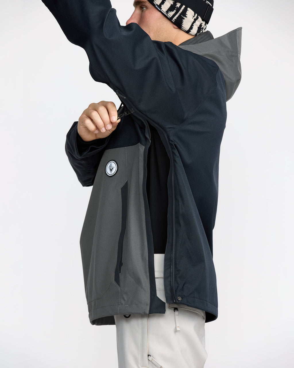 MENS HOSSEGOR 20K PULLOVER SNOW JACKET