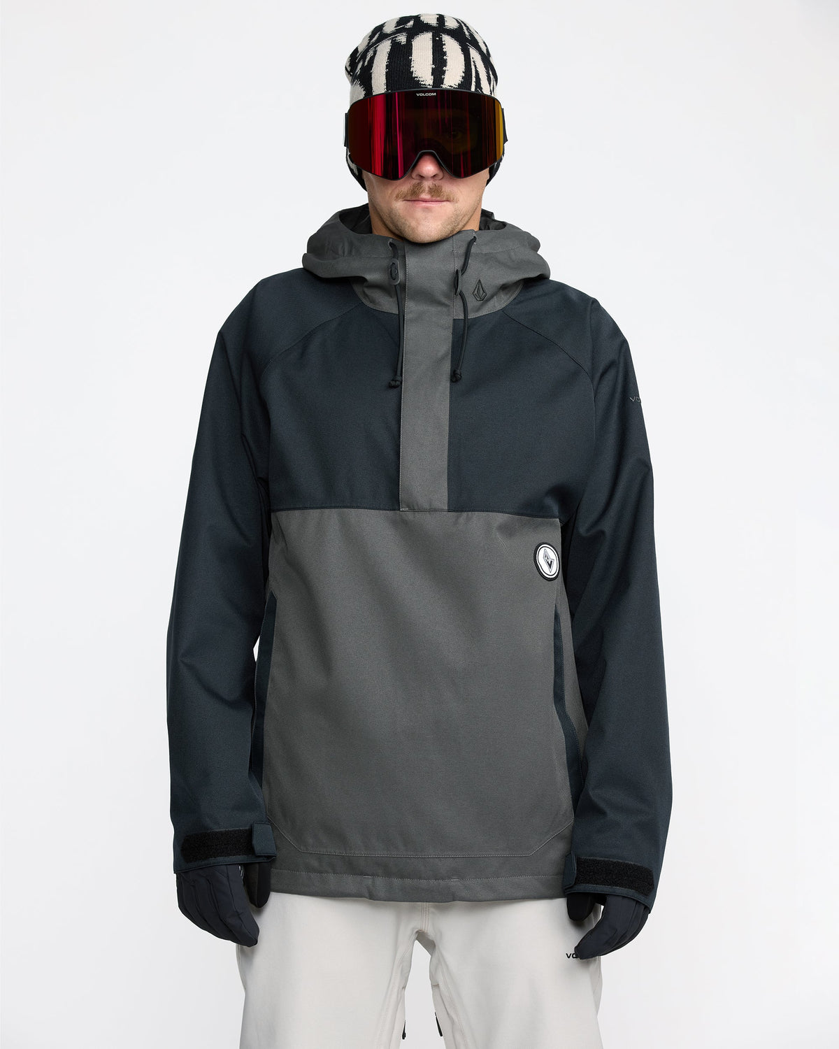 MENS HOSSEGOR 20K PULLOVER SNOW JACKET