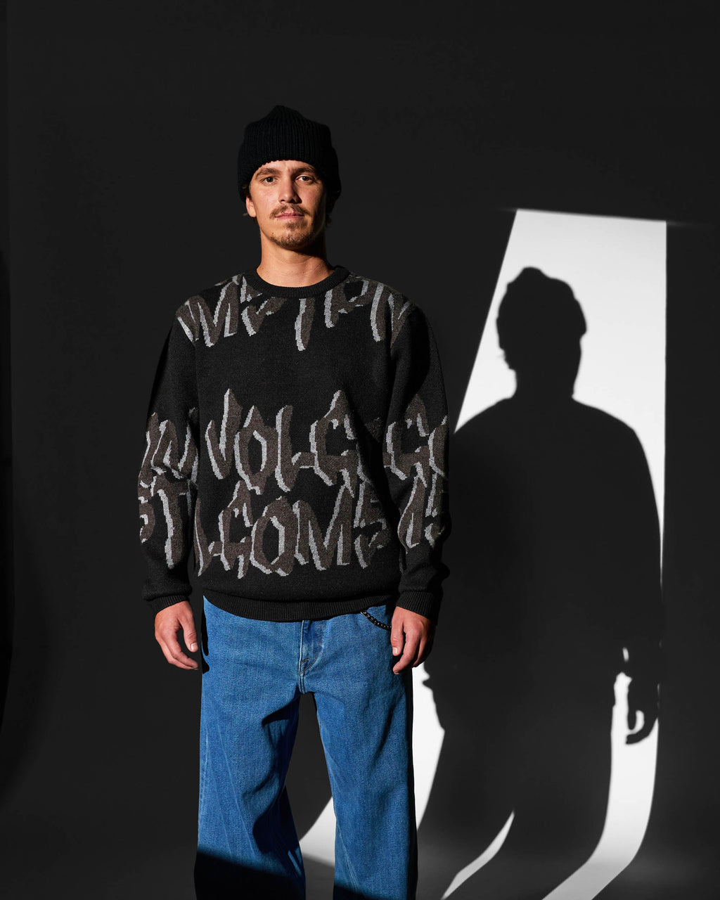 STONE JACQUARD SWEATER