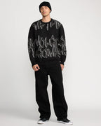 STONE JACQUARD SWEATER
