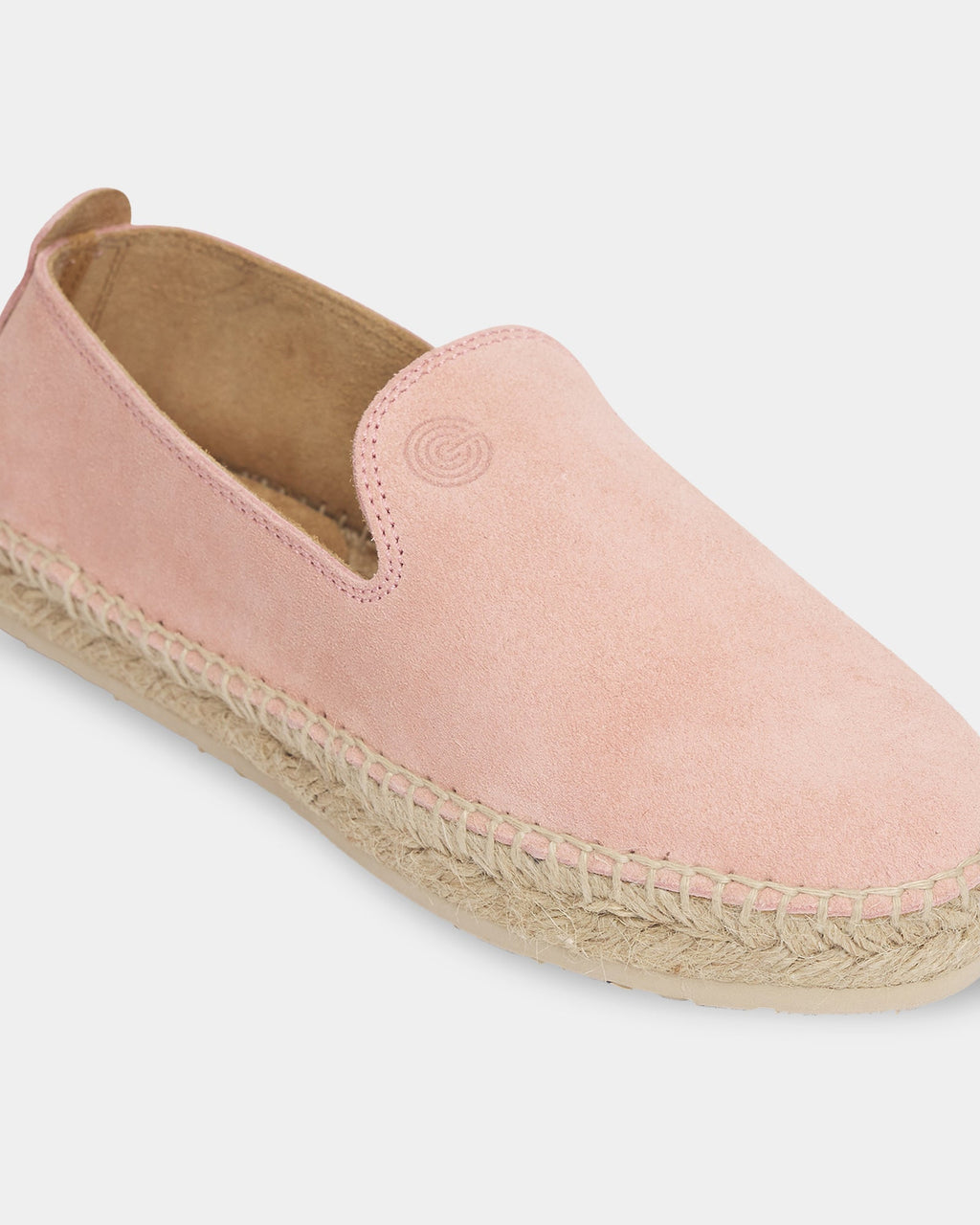 Sabina Velour Leather Espadrille Slip-On Shoes