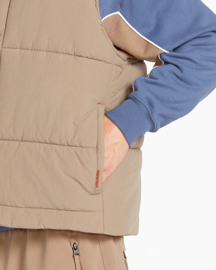 Mens Layered Up Puffer Vest