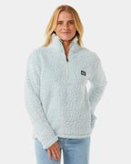 Womens Dark N Stormy 1/4 Zip Fleece Jumper