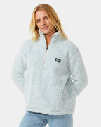 Womens Dark N Stormy 1/4 Zip Fleece Jumper