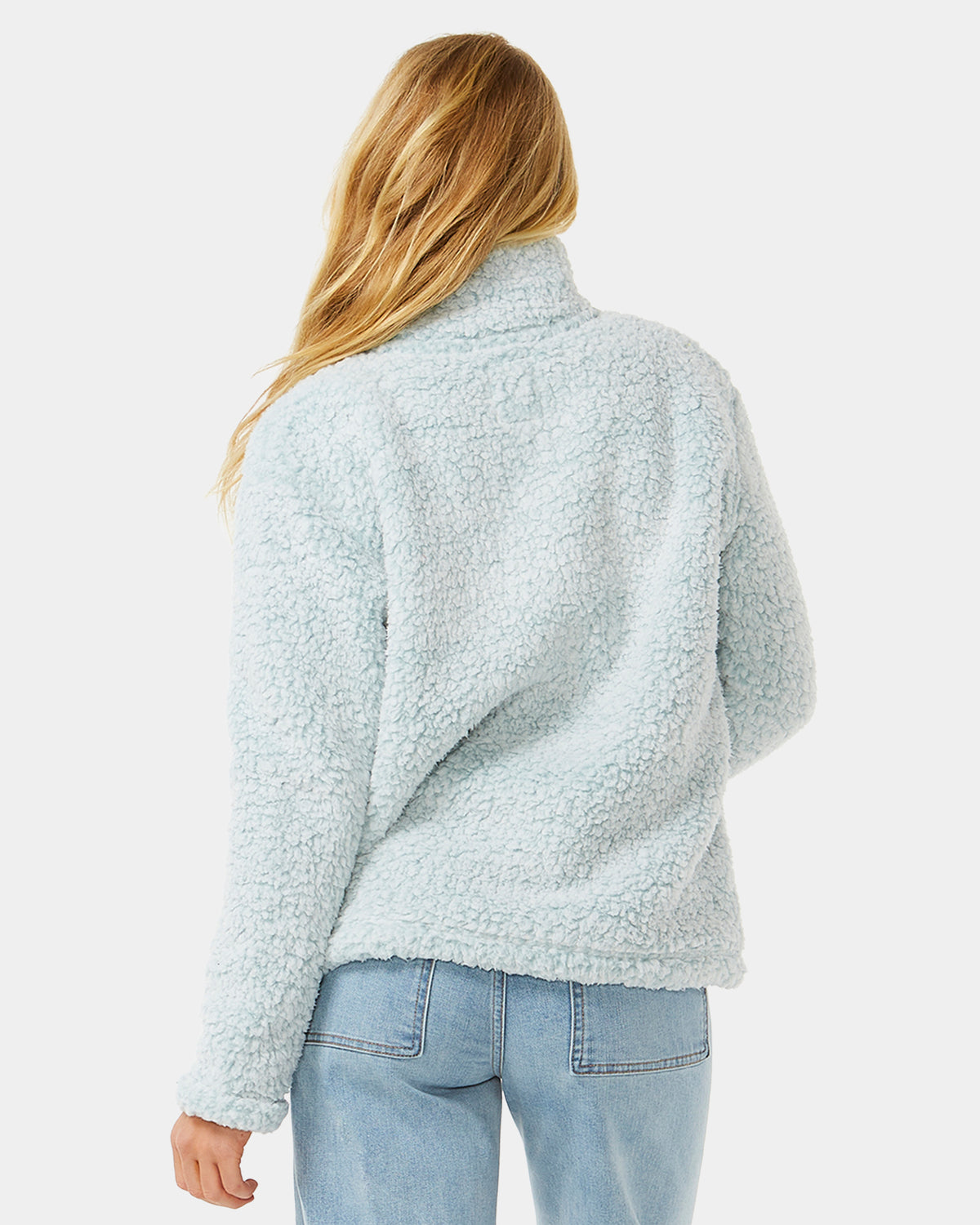 Womens Dark N Stormy 1/4 Zip Fleece Jumper