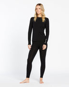 Womens Merino Blend Crew Long Sleeve T-Shirt