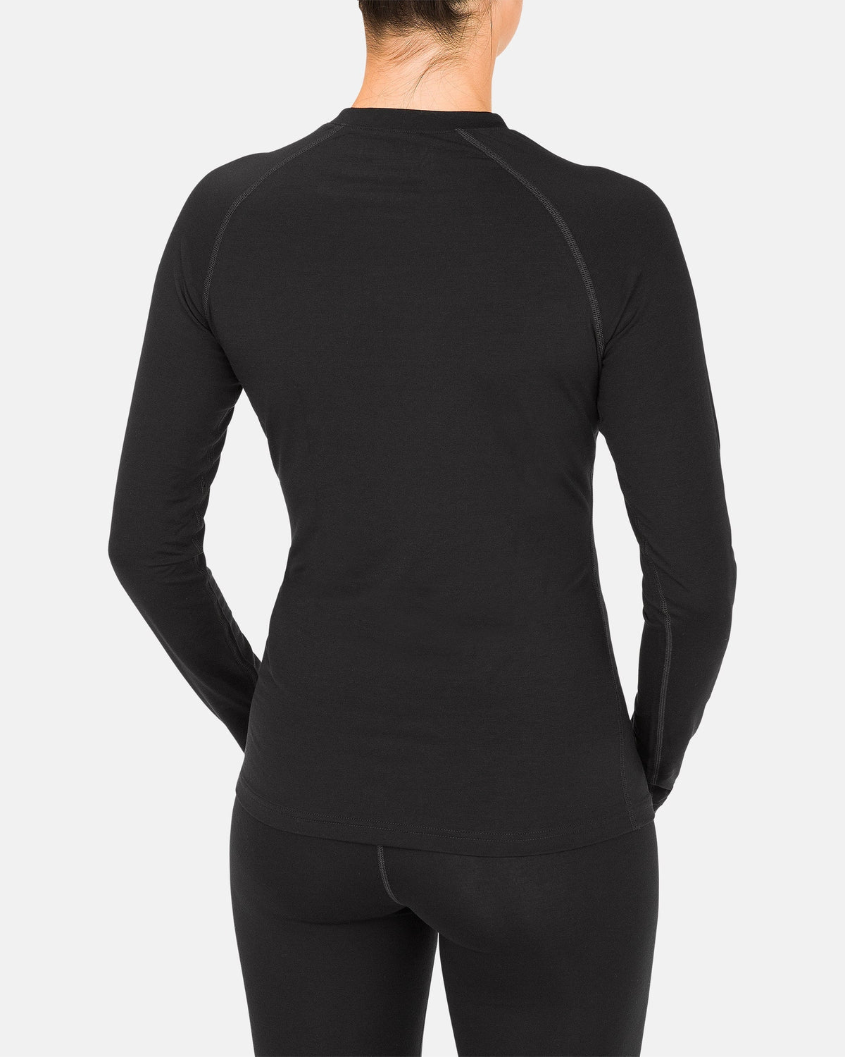 Womens Merino Blend Crew Long Sleeve T-Shirt