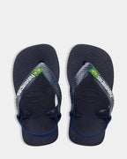 Boys 0-2 Brazil Logo Thongs