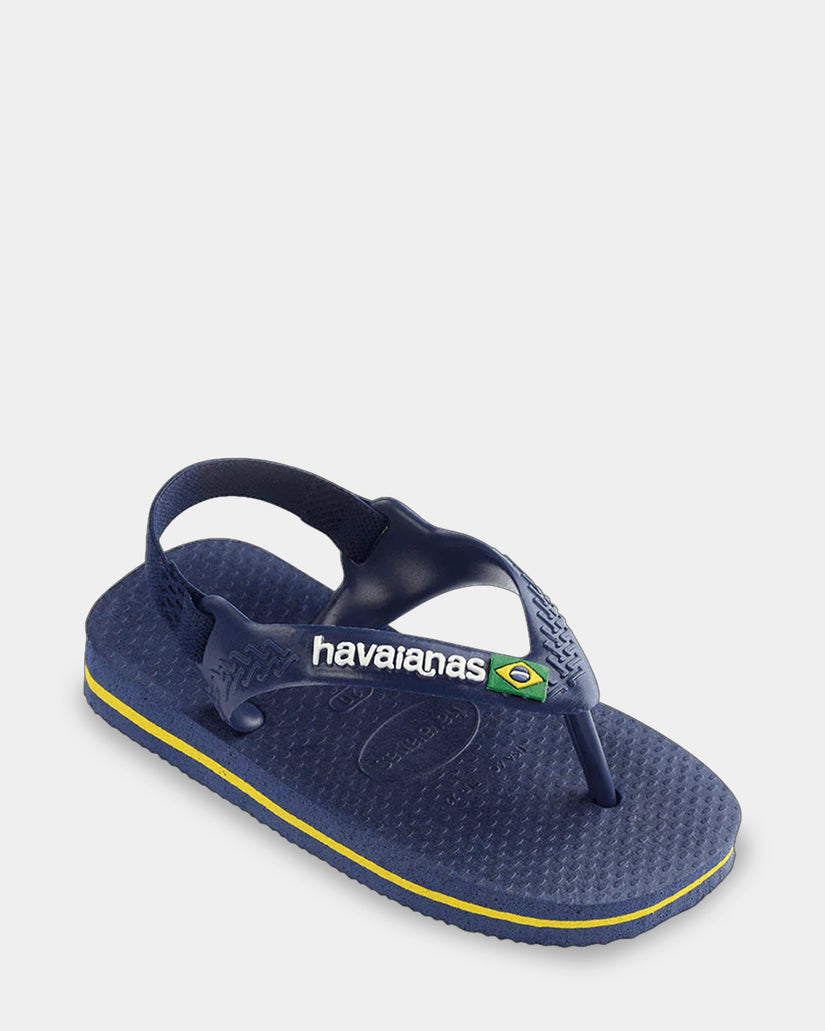 Boys 0-2 Brazil Logo Thongs