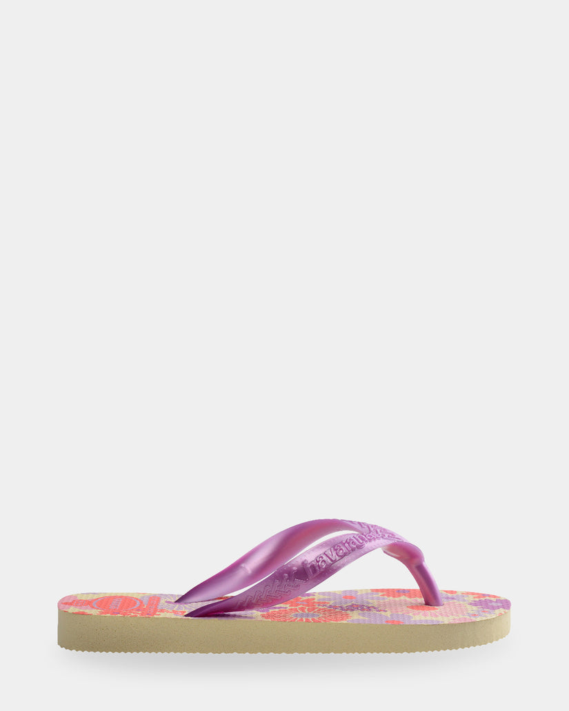 Girls 3 -9 Flores Thongs