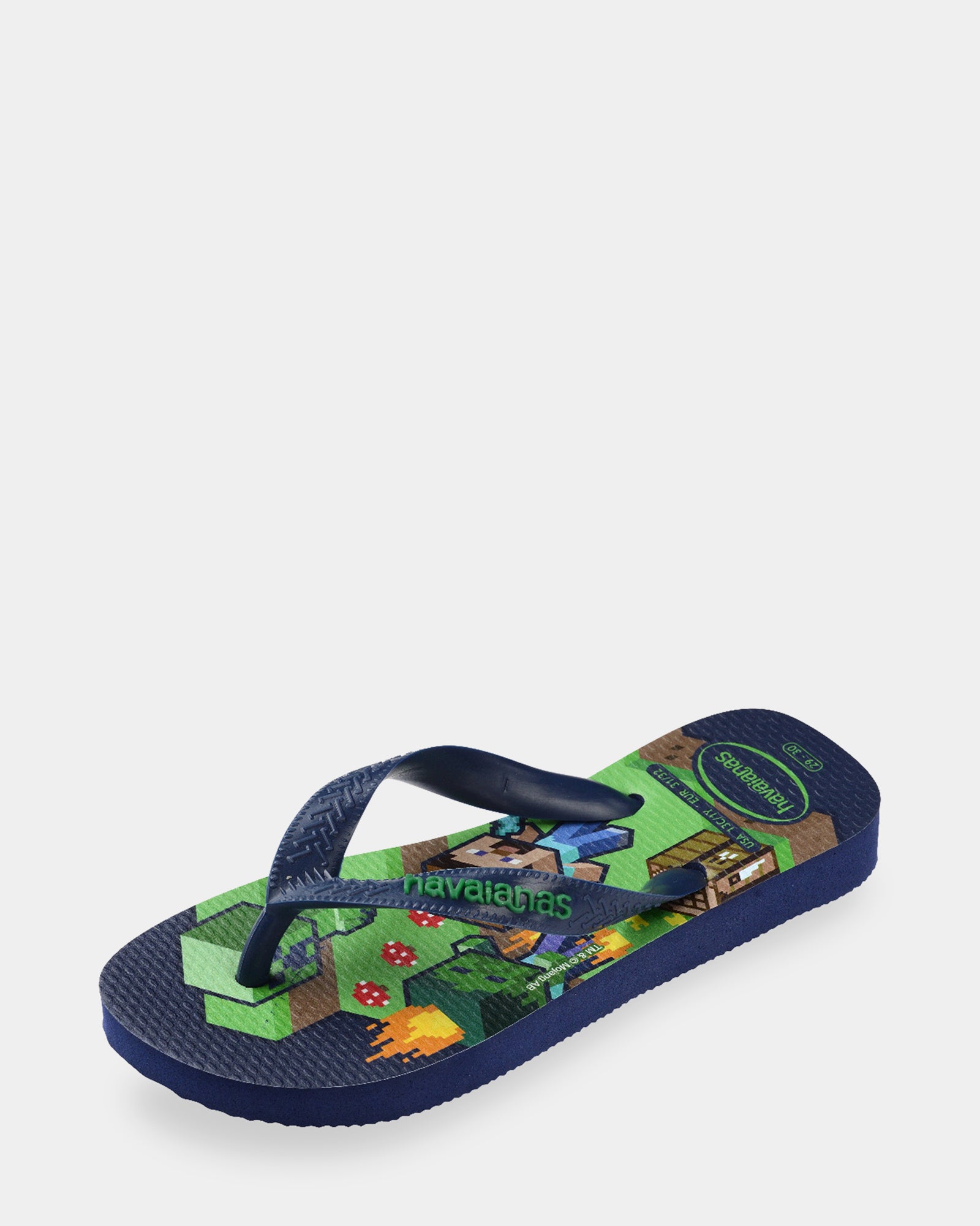 KIDS TOP MINECRAFT NAVY BLUE