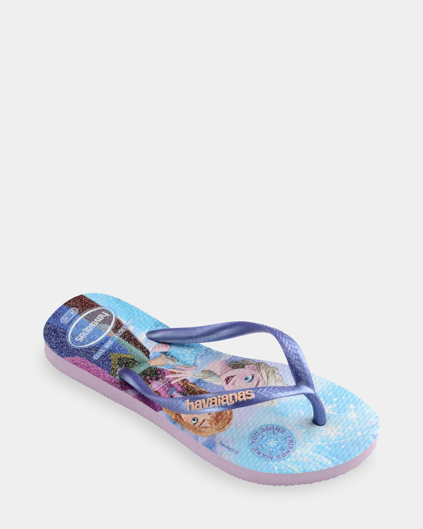 Girls 3-9 Slim Princess Frozen Thongs