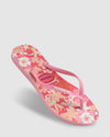 Girls 5-9 Slim Ditsy Bloom Pink Thongs