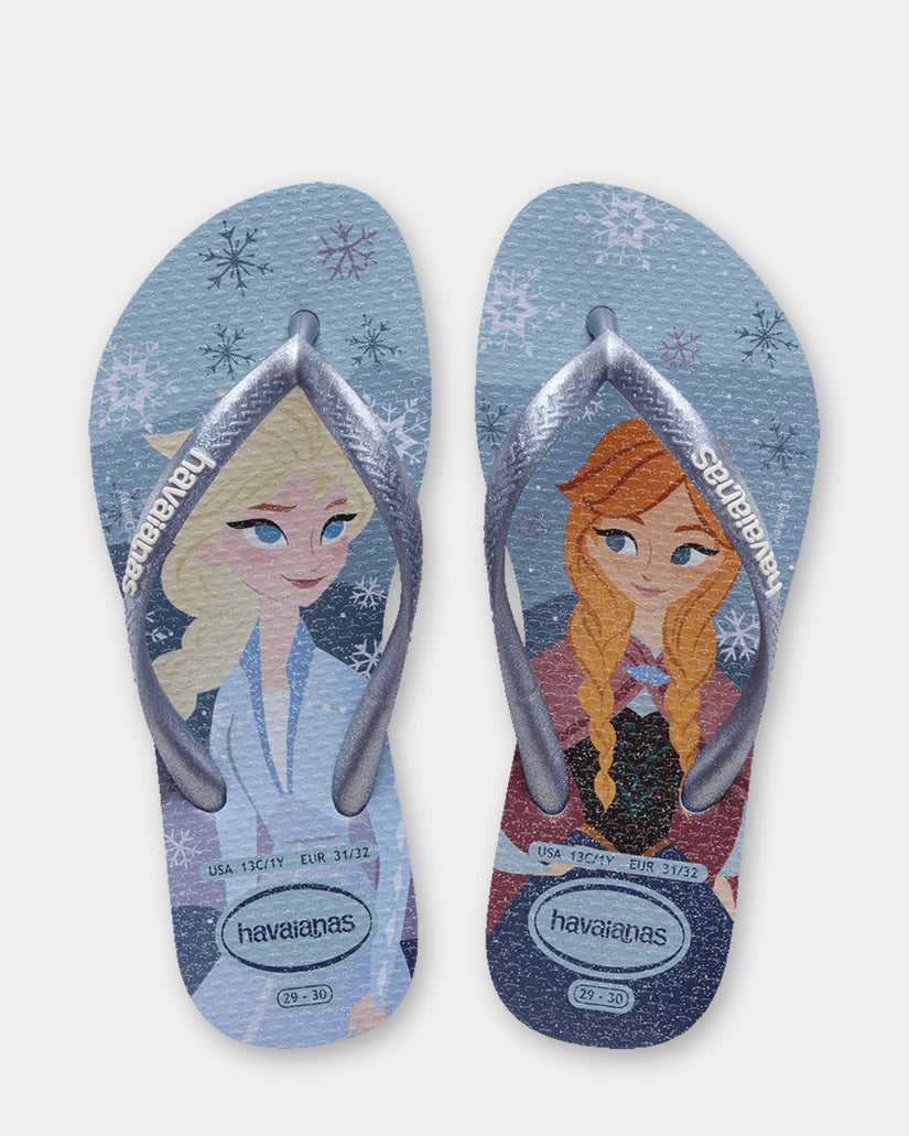 Girls 2-7 Slim Princes Frozen Thongs