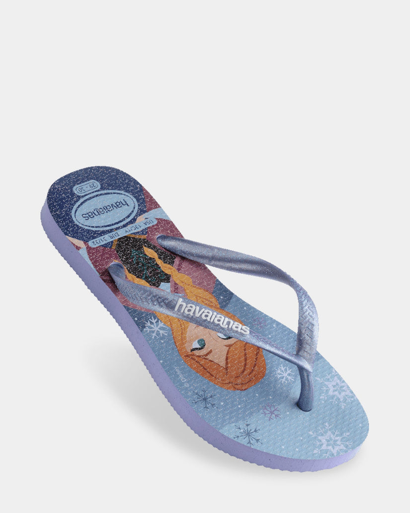 Girls 2-7 Slim Princes Frozen Thongs