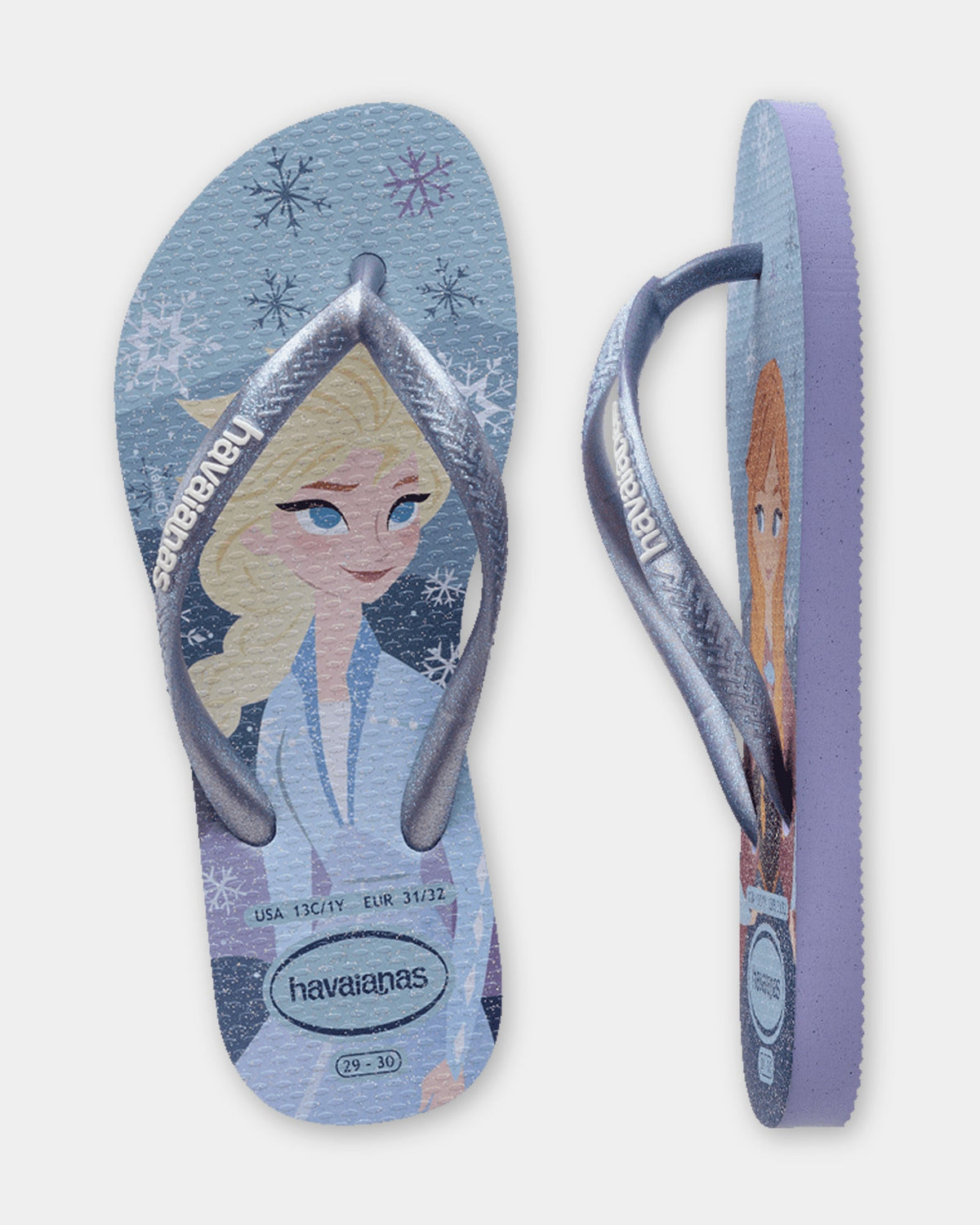 Girls 2-7 Slim Princes Frozen Thongs