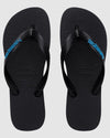 Mens Rubber Logo Thongs