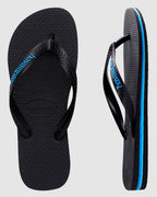 Mens Rubber Logo Thongs