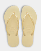 Womens Slim Basic Buttercream Thongs