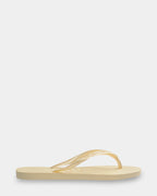 Womens Slim Basic Buttercream Thongs
