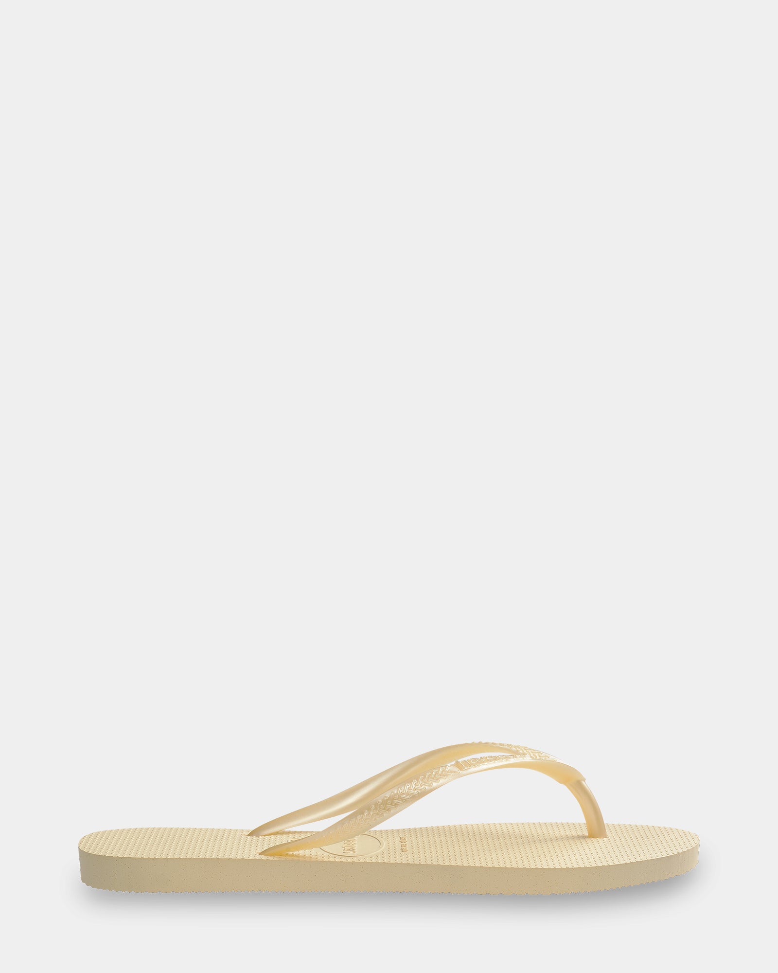 Womens Slim Basic Buttercream Thongs