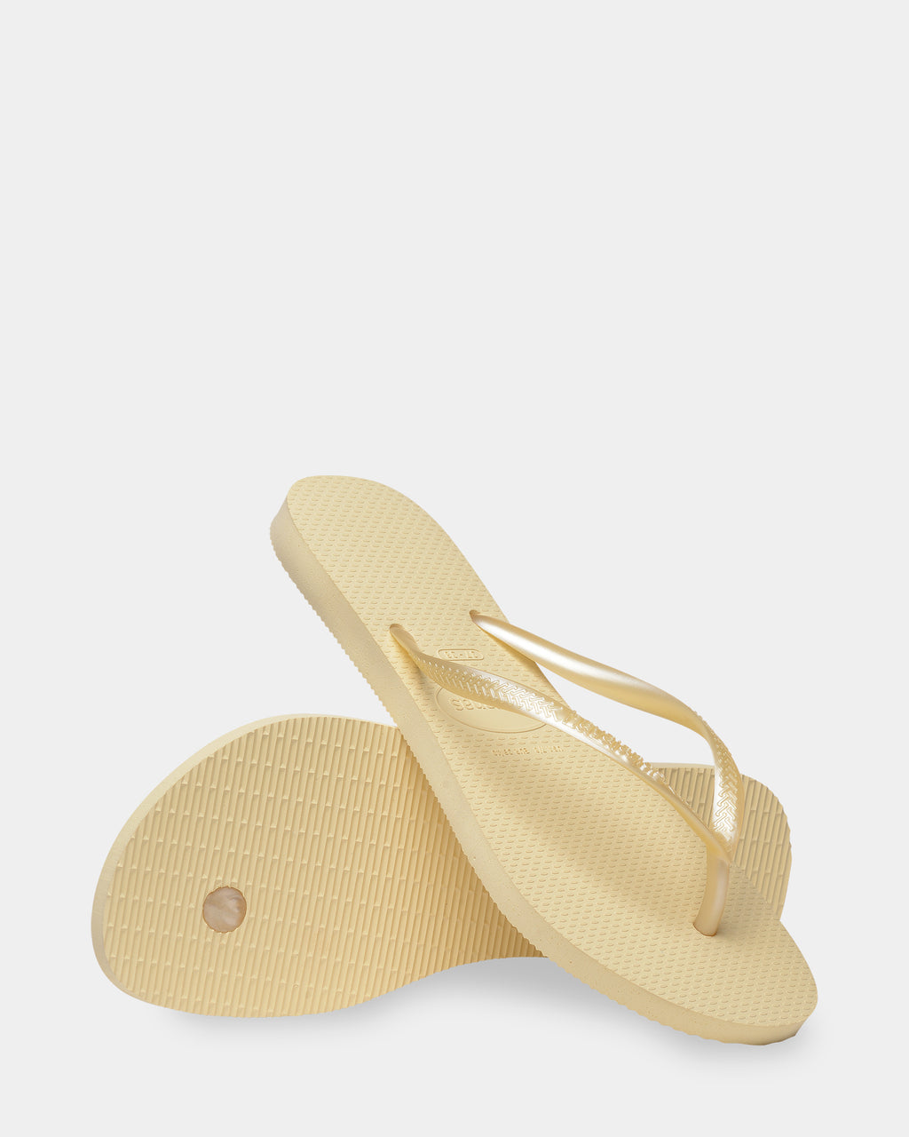 Womens Slim Basic Buttercream Thongs