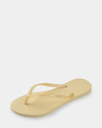 Womens Slim Basic Buttercream Thongs