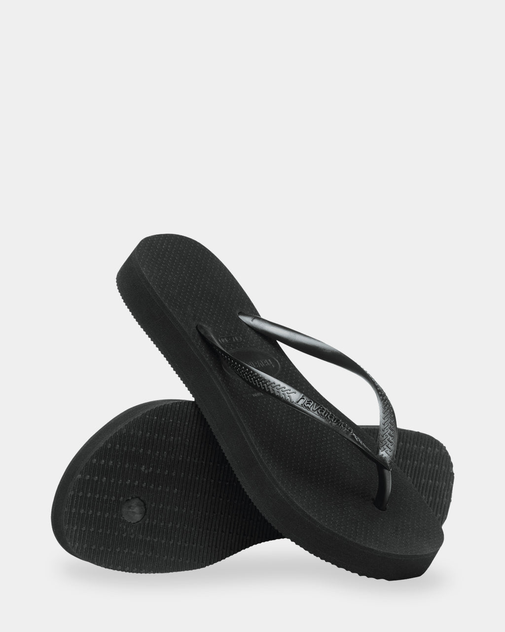 Womens Slim Platform Thongs
