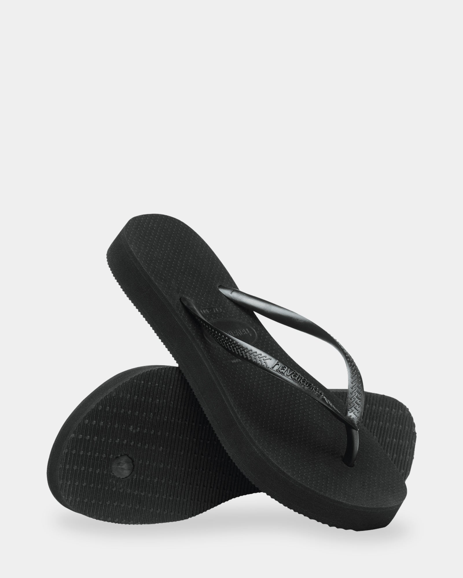 Womens Slim Platform Thongs
