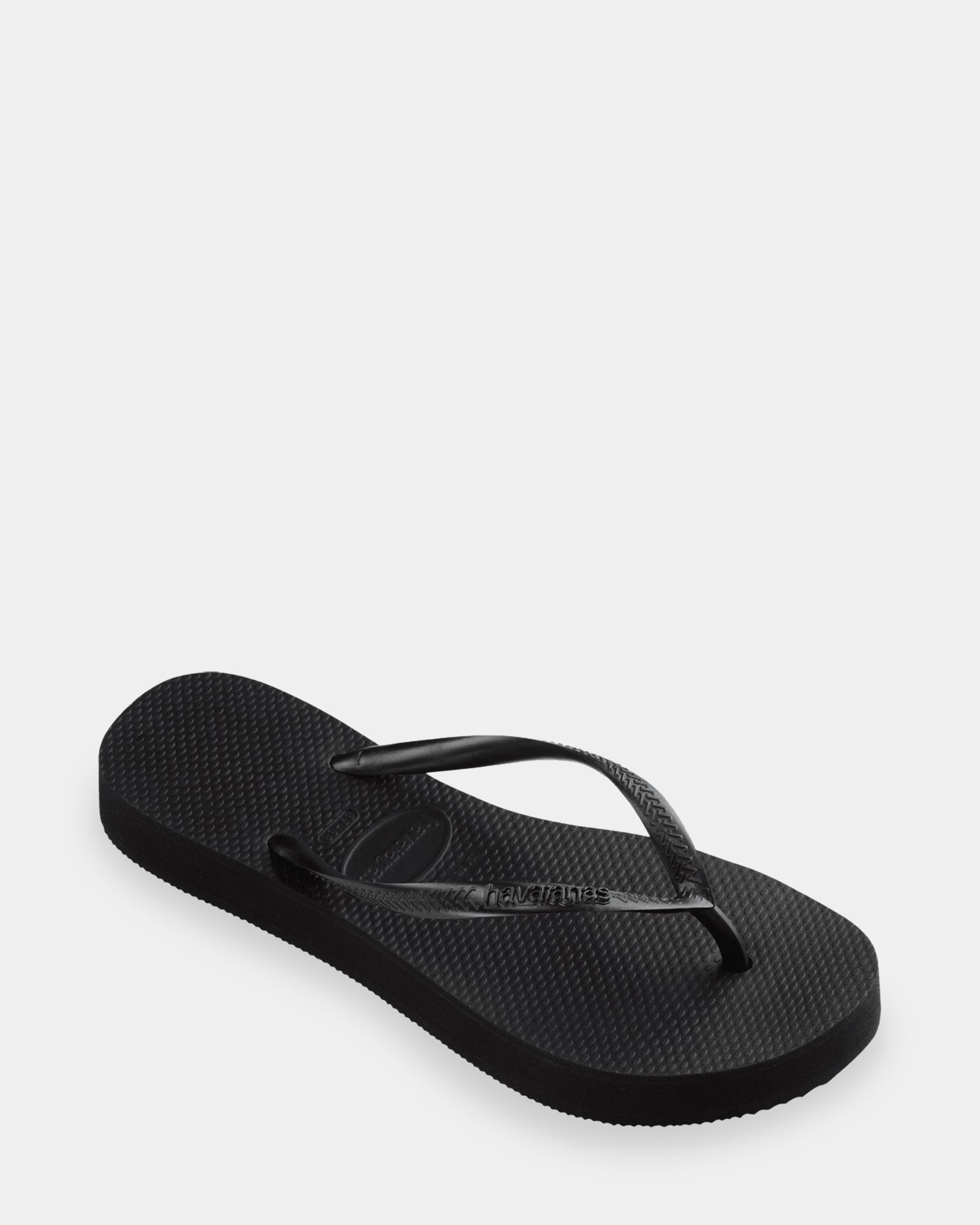 Womens Slim Platform Thongs