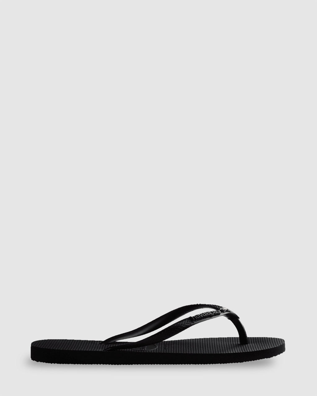 Womens Slim Metal Logo Glitter II Thongs