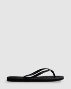 Womens Slim Metal Logo Glitter II Thongs