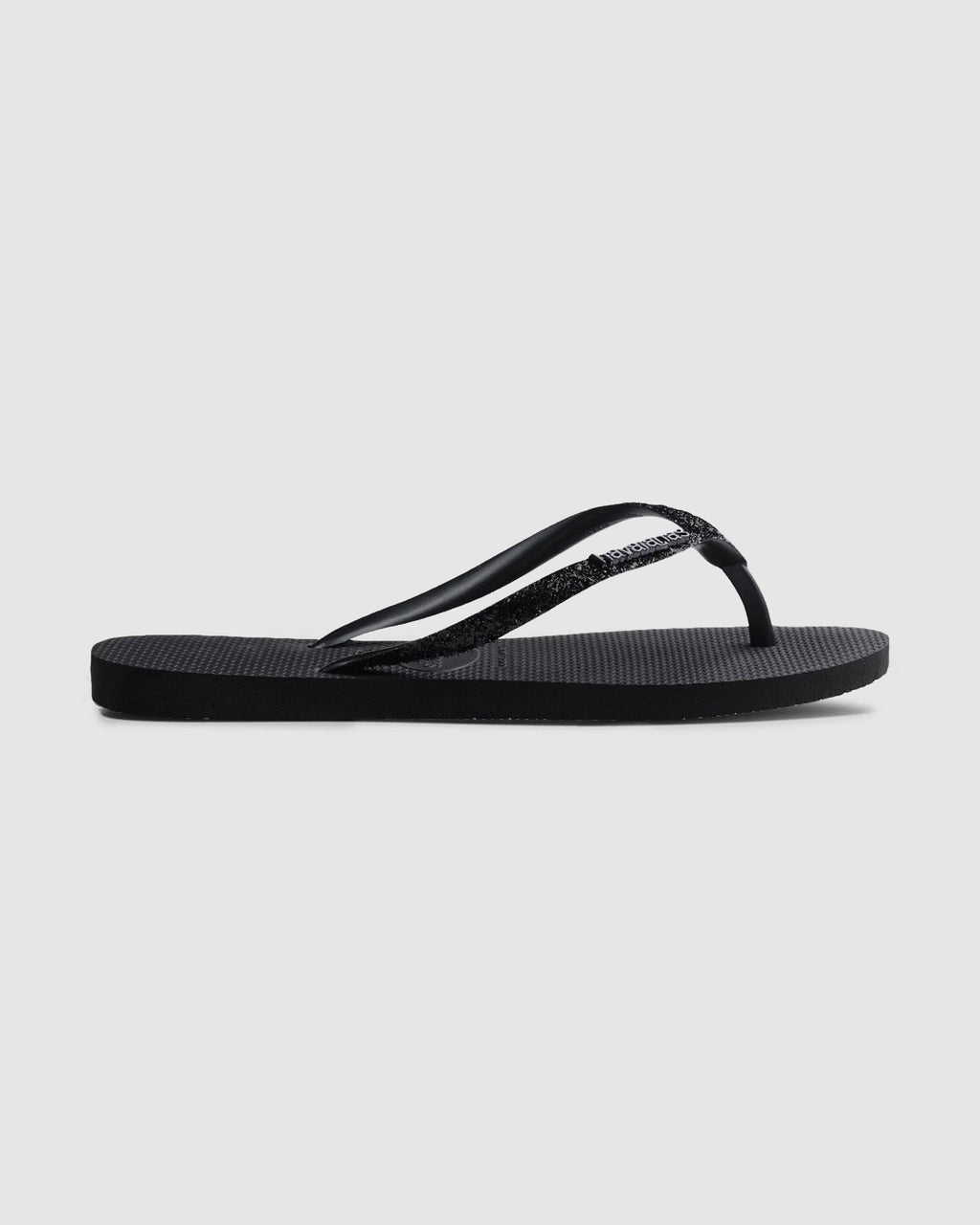Womens Slim Metal Logo Thongs