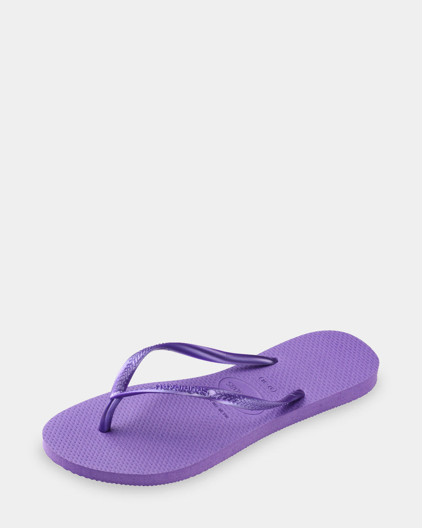 Womens Metallic Thongs