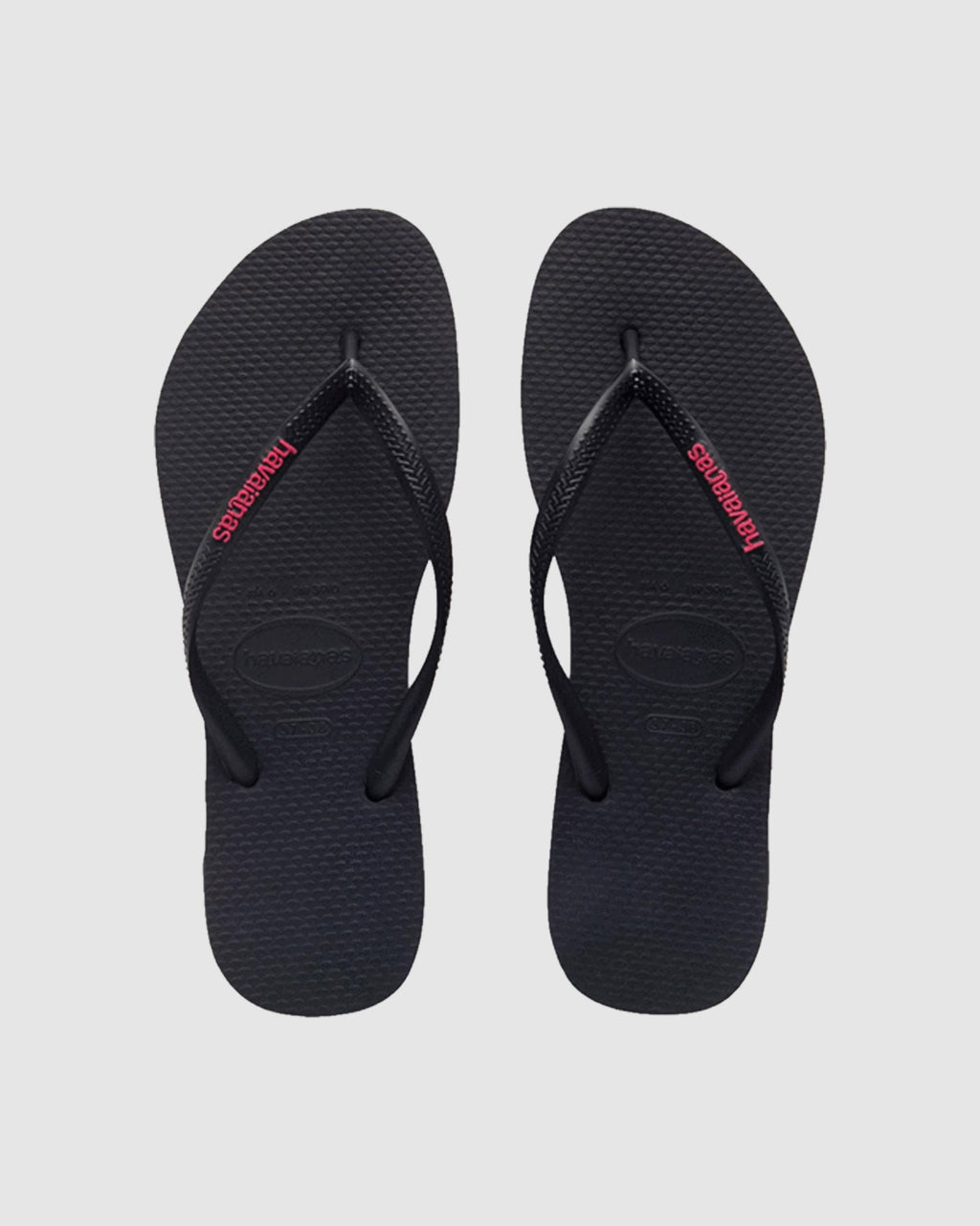 Womens Slim Rubber Thongs