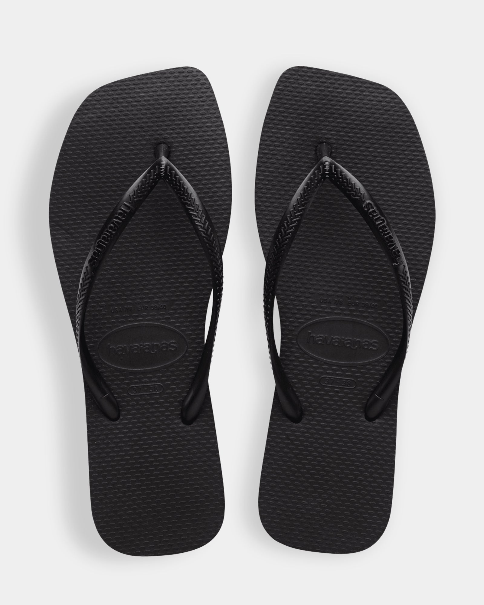 Womens Slim Squre Thongs