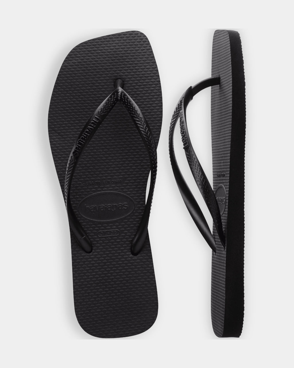 Womens Slim Squre Thongs
