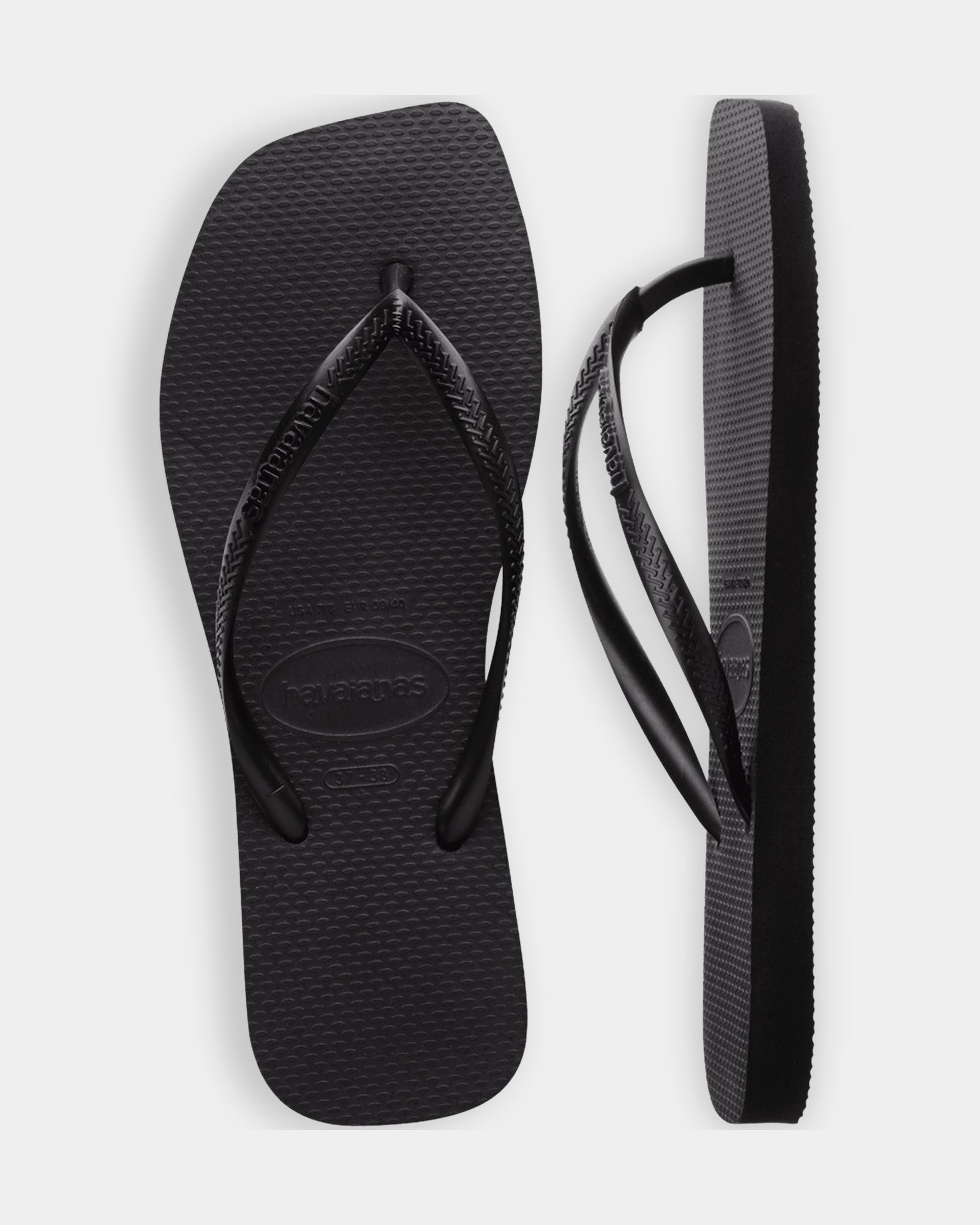 Womens Slim Squre Thongs