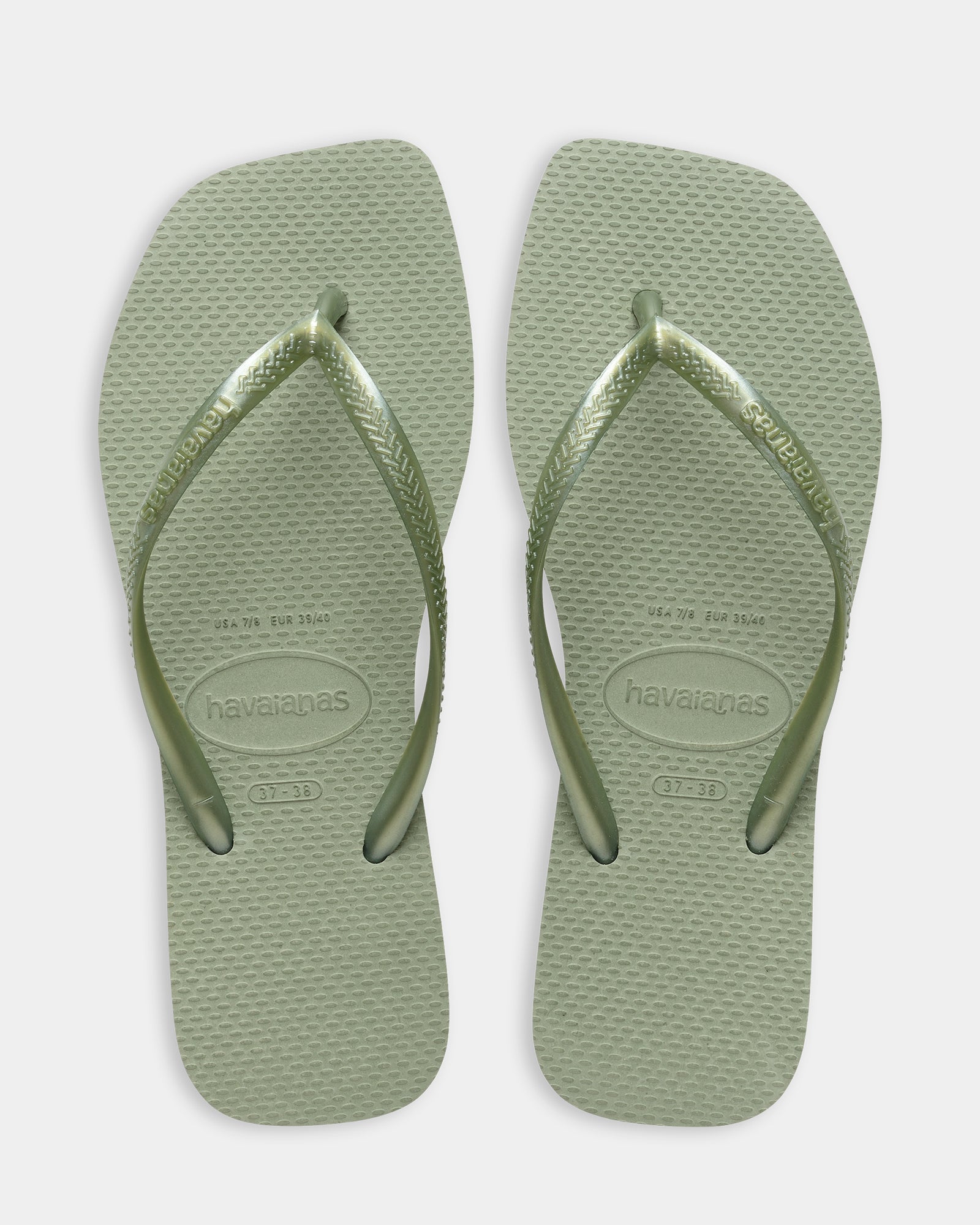 Womens Slim Square Thongs