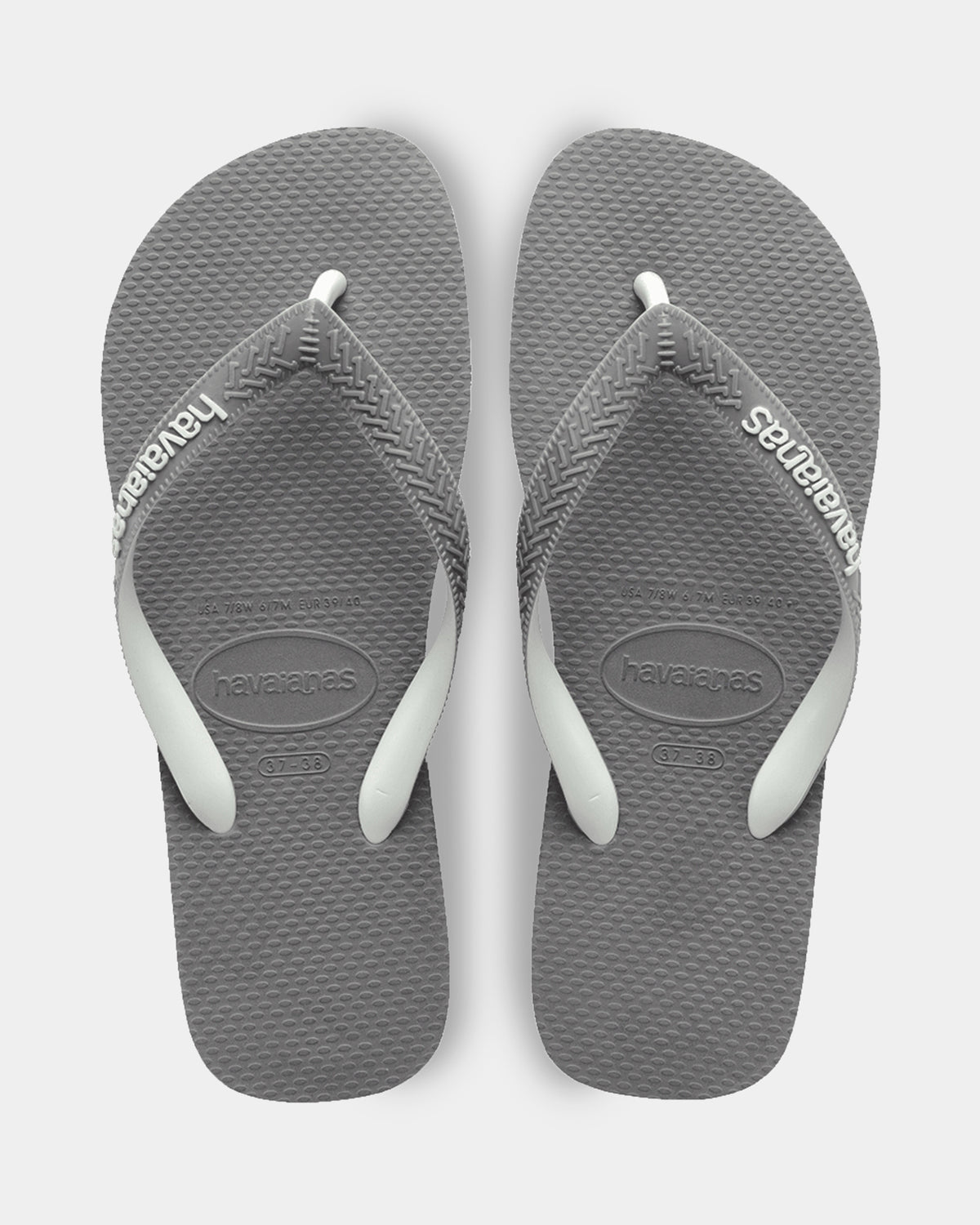 Mens Top Mix Steel Grey Thongs