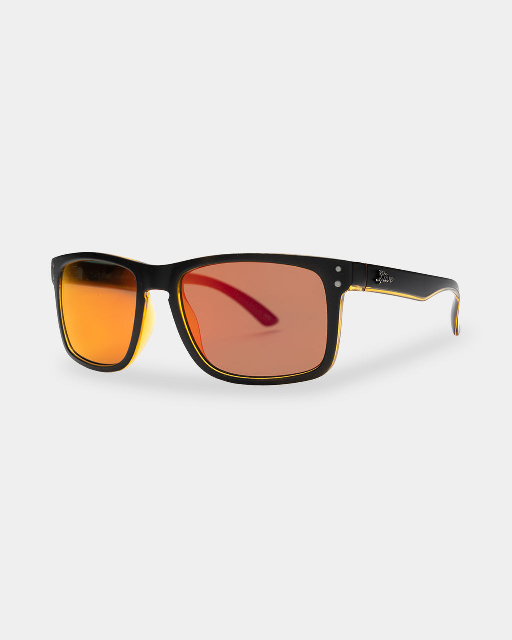 Cheap Thrill Matt Black Orange Sunglasses